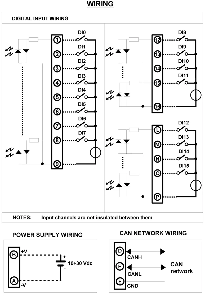 DAT7148 wiring Diagram.