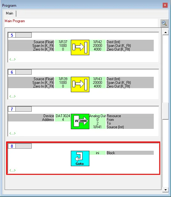 Writing a Modbus Program on a DAT9000 to provide a 4-20mA output