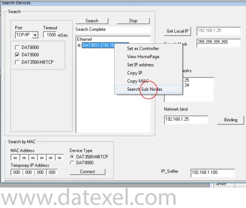 Setting up Modbus Master.