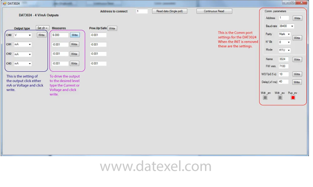 Setting up a Modbus Slave RTU to supply a 0 to 10V.