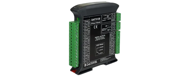 DAT3138 Modbus Relay Output Module.