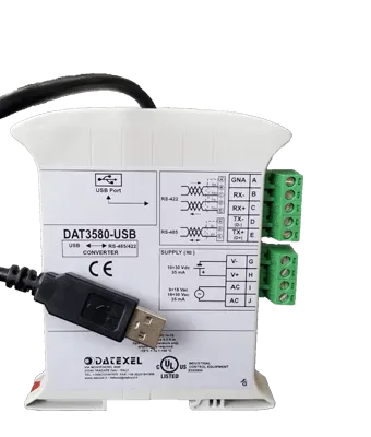 USB to Modbus Isolated converter DAT3580-USB/2W.