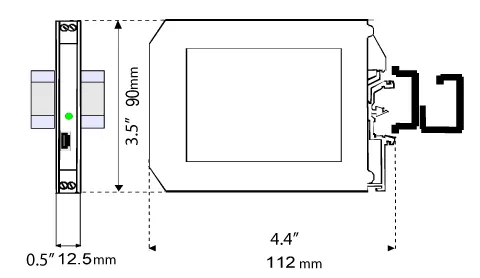 DAT4235 dimensions