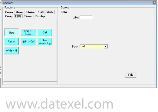 Setting up Modbus Datalogger comm port.