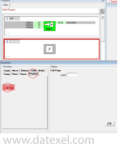 Read input function block.