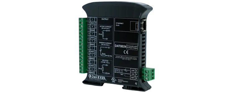 Modbus TCP Analog Output Modules.