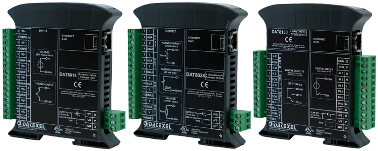 Modbus TCP Digital and Analog Input Output Modules