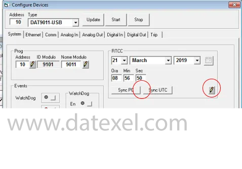 Sync the Time in the Modbus Master to the PC or UTC.