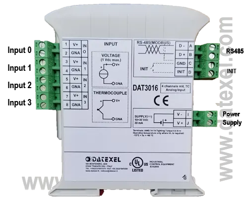 Thermocouple Modbus Slave